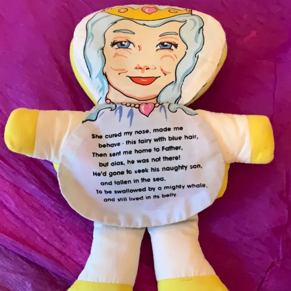 Vintage Pinocchio doll with story